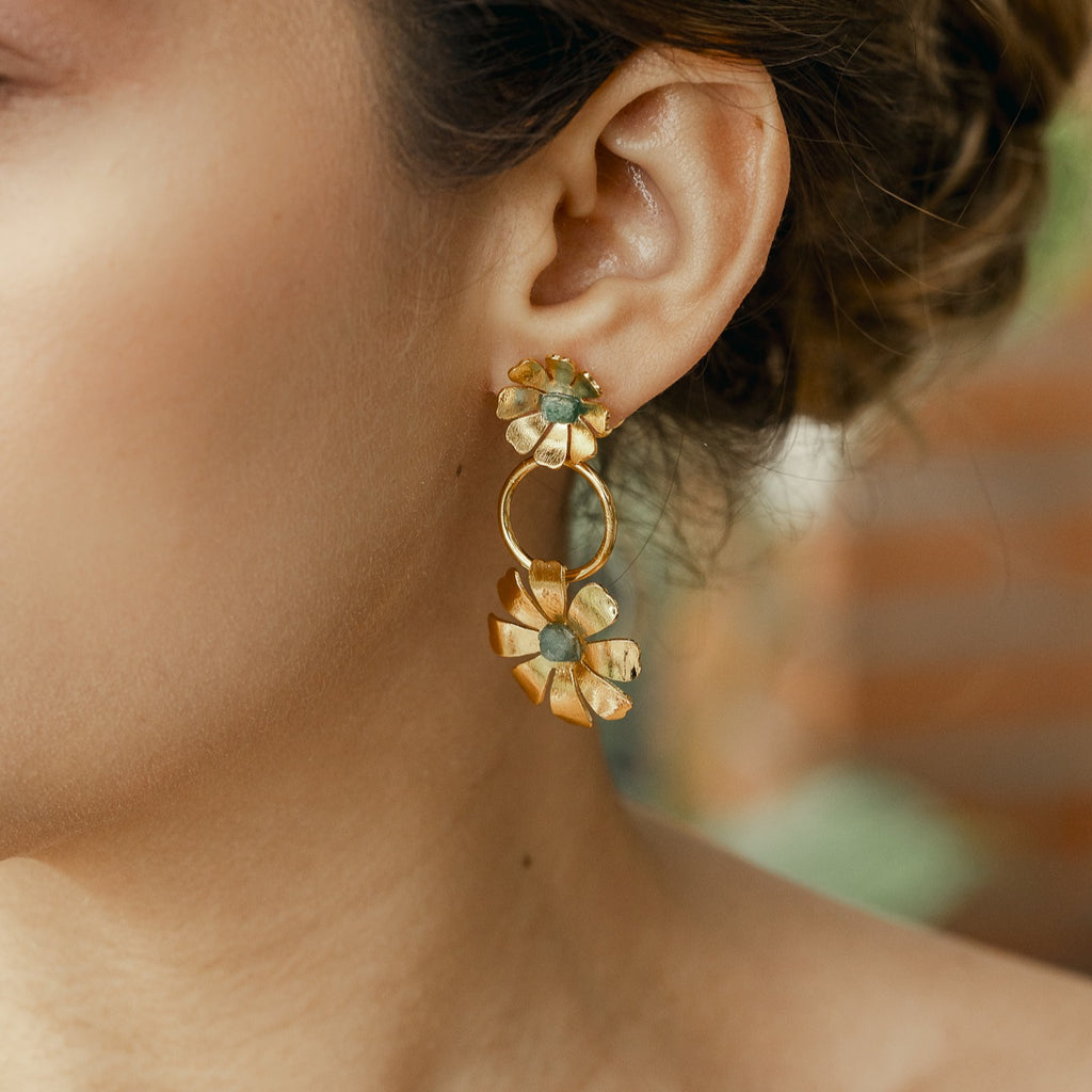 Aretes Gerbera