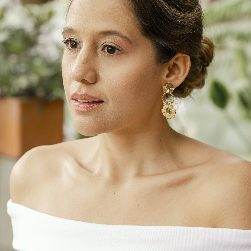 Aretes Gerbera