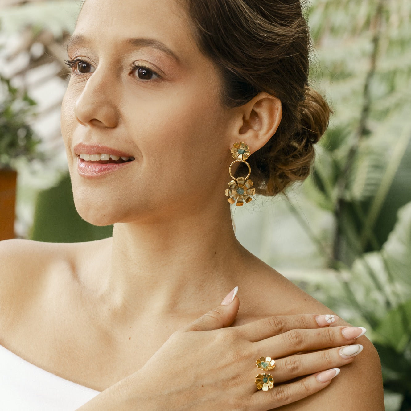 Aretes Gerbera